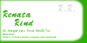 renata rind business card